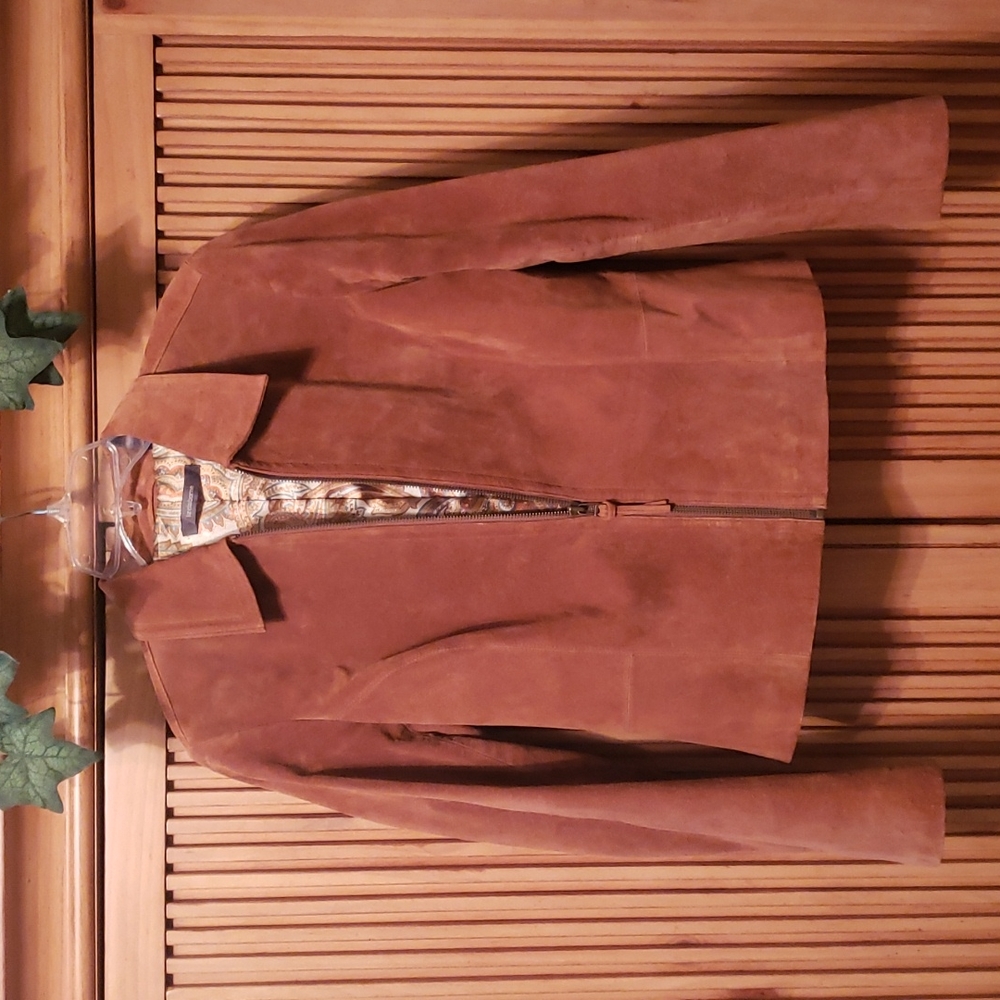 Liz Claiborne suede jacket 6P